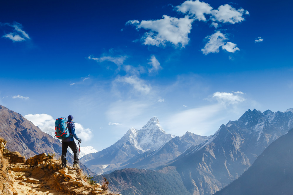 Happy,Hiker,Winning,Reaching,Life,Goal,,Success,,Freedom,And,Happiness,